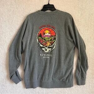 Techstyles Grateful Dead Keystone Colorado Crewneck Pullover Sweatshirt Sz. L